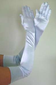 OPERA LONG Length Stretch SATIN Gloves BLACK  