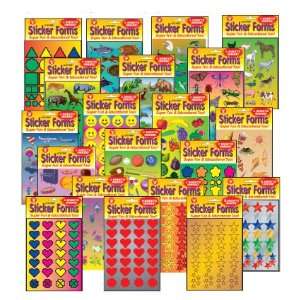   Sticker Forms Classroom Economy Packs 25 Sheets (Birds): Toys & Games