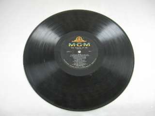 Here is a record album, 33 1/3 RPM from MGM Records. Its the 