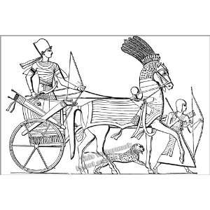  Egyptian Chariot   24x36 Poster 