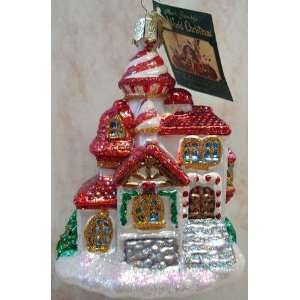    Old World Christmas Candy Cane Cottage Ornament: Home & Kitchen