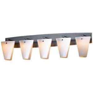  Tetra Opal Glass Energy Efficient 5 Light Bathroom Fixture 