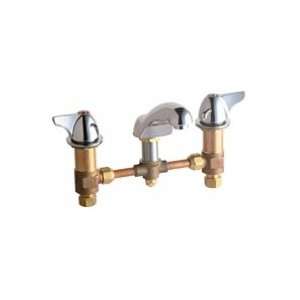   Deck Mounted Widespread Lavatory Faucet 404 1000ABCP: Home Improvement