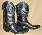 Laredo Black Leather Boots Mens Sz 10 D