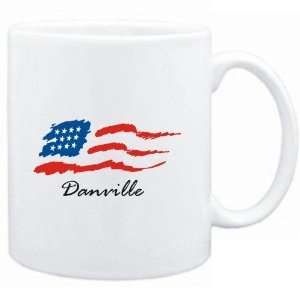 Mug White  Danville   US Flag  Usa Cities  Sports 