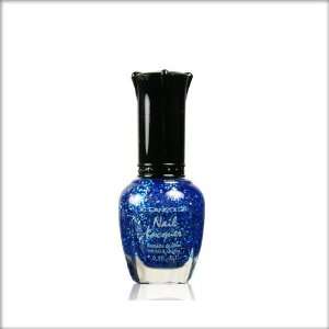   Nail Polish Lacquer Diamond Blue Top Coat Clean Manicure Klean Color