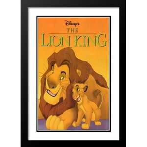  The Lion King 32x45 Framed and Double Matted Movie Poster 