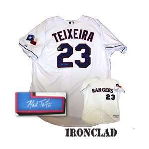  Mark Teixeira Autographed Jersey   Home: Sports & Outdoors