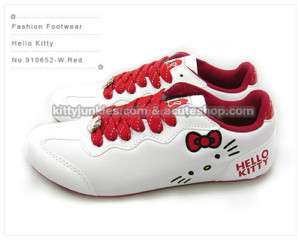 Hello Kitty Sneakers Low Profile Black or White #910652  