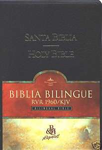 RVR 1960 / KJV Bilingual Bible Black Imitation Leather 9781558190290 