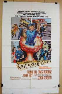 81 SUPER FUZZ Orig Movie Poster TERRENCE HILL BORGNINE  