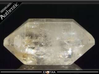 44ct.Double Terminated Clear Quartz Crystal Brazil#hb86  