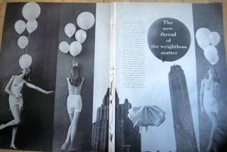 1960 Gossard Bien Jolie Warners Smoothie GIRDLE 4Pg Ad  