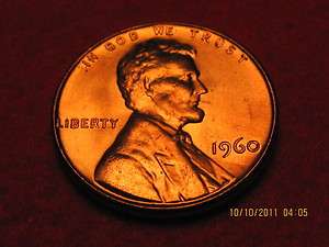 1960 P  Lincoln Memorial Cent from BU  Roll Tempting  