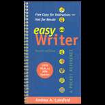 Easy Writer Pocket Reference, MLA/ APA Update 4TH Edition, Andrea A 