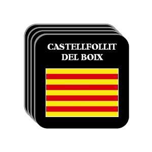   Catalunya)   CASTELLFOLLIT DEL BOIX Set of 4 Mini Mousepad Coasters