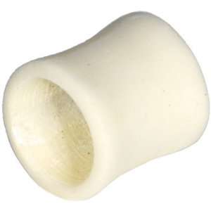  1/2 Organic Hollow White Bone Plug Jewelry
