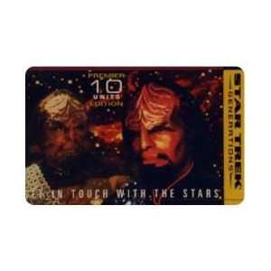   Phone Card Star Trek Generations   10u Lt. Commander Worf Premier