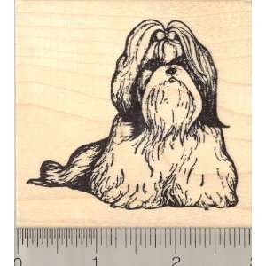  Shih Tzu Dog Rubber Stamp: Arts, Crafts & Sewing