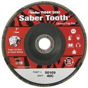  Weiler Saber Tooth Ceramic Flap Discs   50113 