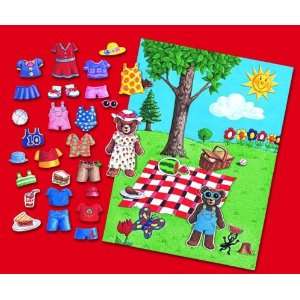  Magnetic Teddy Bears Dress up Picnic: Toys & Games