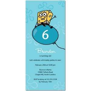  Birthday Party Invitations   Spongebob Squarepants: Bubbly 