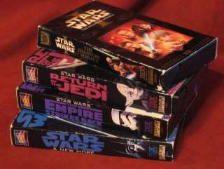 VHS Star Wars Empire Strikes Back Return Jedi Phantom 4  