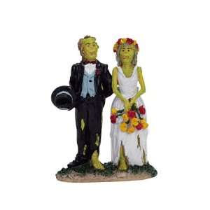  Lemax Spooky Town Village Collection Zombie Bride And 