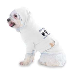 BORZOI MANS BEST FRIEND Hooded (Hoody) T Shirt with pocket for your 