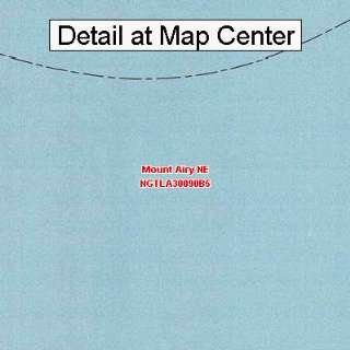  USGS Topographic Quadrangle Map   Mount Airy NE, Louisiana 