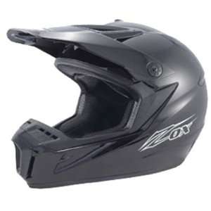 ZOX Roost X Gloss Black Solid Motocross Helmet DOT Approved:  