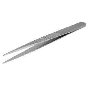 Grobet 57590 Standard Tweezer with Medium Point, 5 1/2 Overall Length 