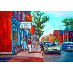   Print Carole Spandau   24x32 inches   BOULANGERIE SAINT VIATEUR SHOP