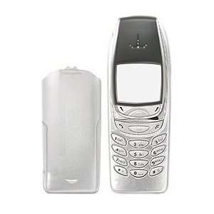   Silver Faceplate with Battery Cover For Nokia 6360: GPS & Navigation