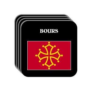  Midi Pyrenees   BOURS Set of 4 Mini Mousepad Coasters 