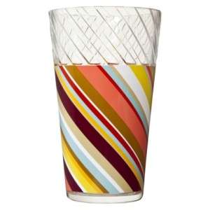 MISSONI FOR TARGET Large RARE Tumbler Acrylic Cup Multicolor Striped 