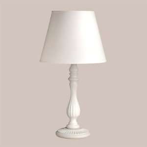   Lighting   Lydia Collection Beige Finish Lydia Wooden Table Lamp Lase