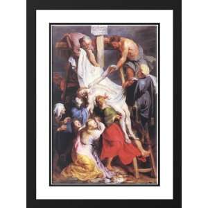   Framed and Double Matted Descent from the Cross: Sports & Outdoors