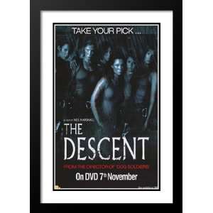  The Descent 20x26 Framed and Double Matted Movie Poster 