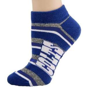  Indianapolis Colts Ladies Team Stripes Socks: Sports 