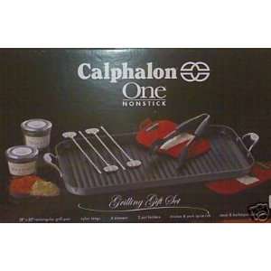  Calphalon One Nonstick Grilling Gift Set CR1121PB: Kitchen 