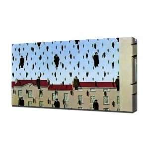  Magritte Golconde   Canvas Art   Framed Size 20x30 
