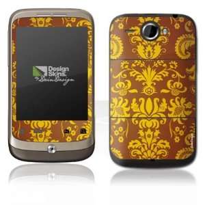  Design Skins for HTC Wildfire   Brown Ornaments Design 
