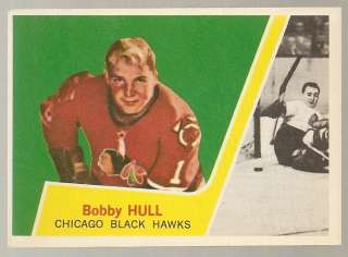 1963 Topps Hockey #33 Bobby Hull / exmt / BV $250  