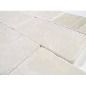  Crema Marfil Tumbled 3 x 6 Marble Tile: Home Improvement