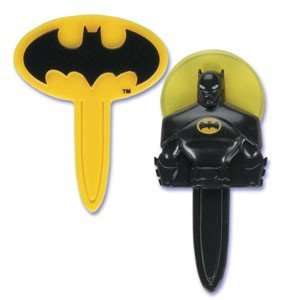  Batman Bookmark Party Cupcake Picks 12 Pack: Toys & Games