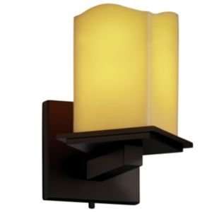   Shade Options Square with Melted Rim Finish Dark Bronze Shade Amber