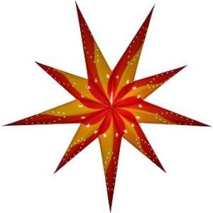  Surya 9 Pointed Paper Star Light: Home & Kitchen