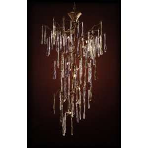   Crystal Centerhall Chandelier Talha Bronze 33 x 67