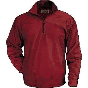     Quarter Zip 100s Fleece Pullover   Brick XXL: Sports & Outdoors
